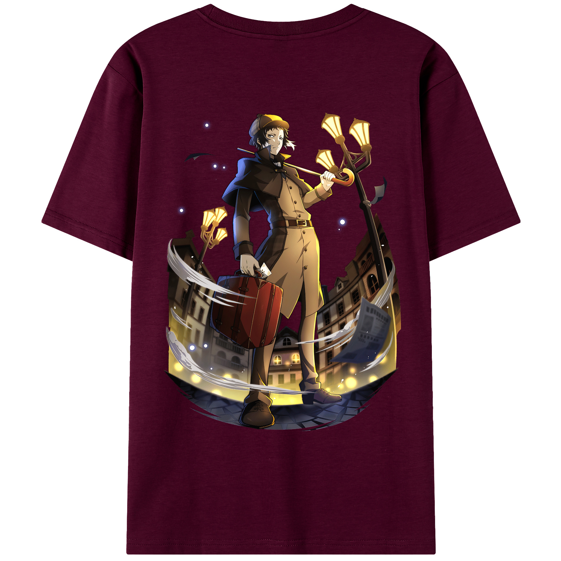 （画像用） 文豪ストレイドッグス Bungo Stray Dogs レディース半袖Tシャツ(バックプリント)